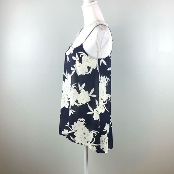 Blue White Floral Top Spaghetti… - Picture 3 of 8